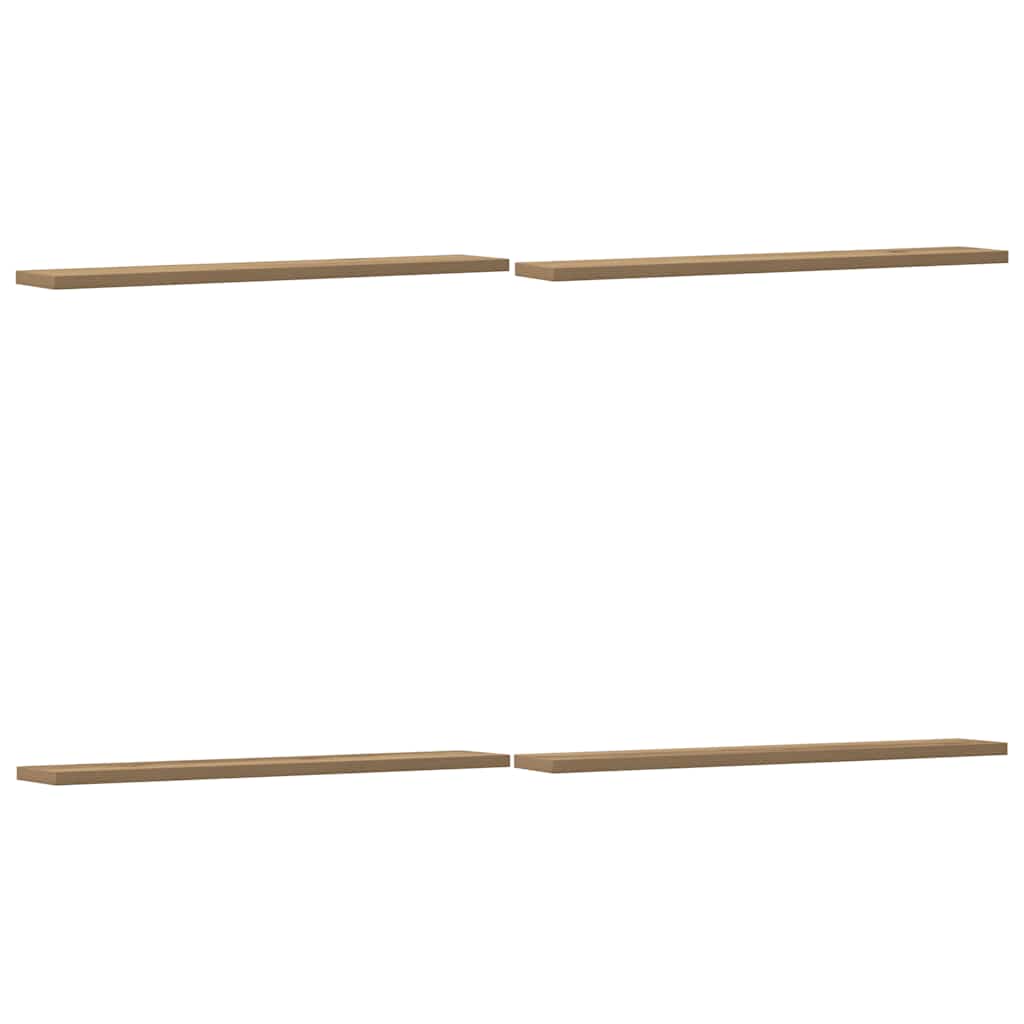 vidaXL Regalböden 4 Stk. Artisan-Eiche 60x10x1,5 cm Holzwerkstoff