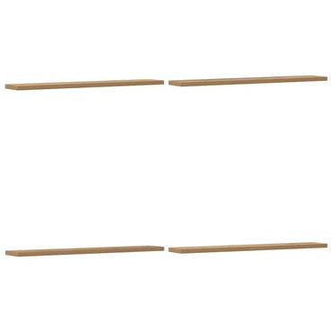 vidaXL Wandregale 4 Stk. Artisan-Eiche 60x20x1,5 cm Holzwerkstoff