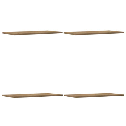 vidaXL Wandregale 4 Stk. Artisan-Eiche 60x30x1,5 cm Holzwerkstoff