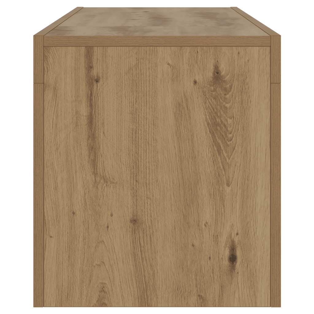 TV-Schrank mit LED Artisan-Eiche 120x36,5x40 cm Holzwerkstoff