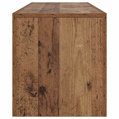 vidaXL TV-Schrank mit LED Altholz-Optik 140x36,5x40 cm Holzwerkstoff