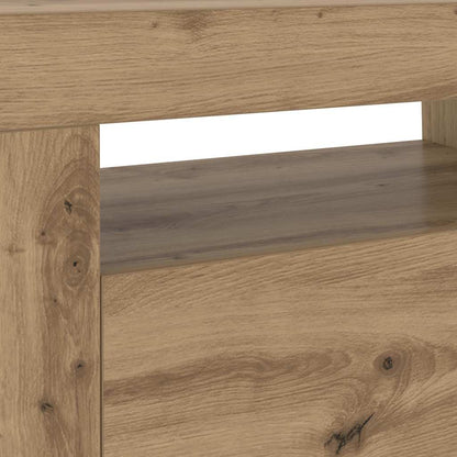 TV-Schrank mit LED Artisan-Eiche 120x35x40 cm Holzwerkstoff