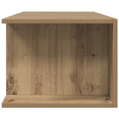 vidaXL TV-Schrank mit LED-Leuchten Artisan-Eiche 135x39x30 cm