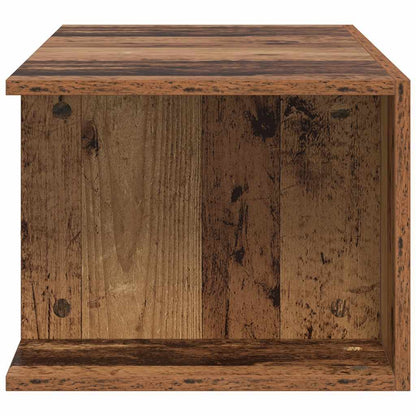 TV-Schrank mit LED-Leuchten Altholz-Optik 90x39x30 cm