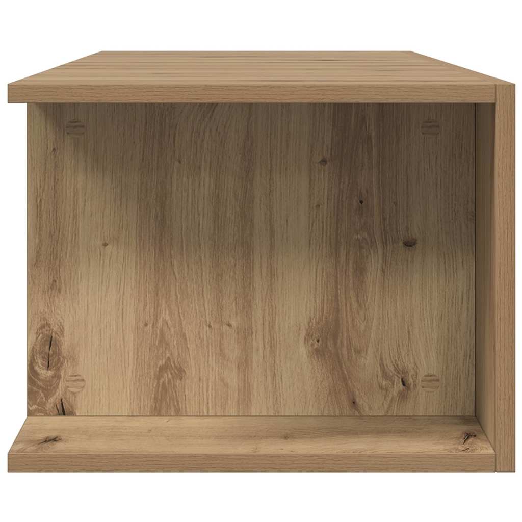 TV-Schrank mit LED-Leuchten Artisan-Eiche 90x39x30 cm