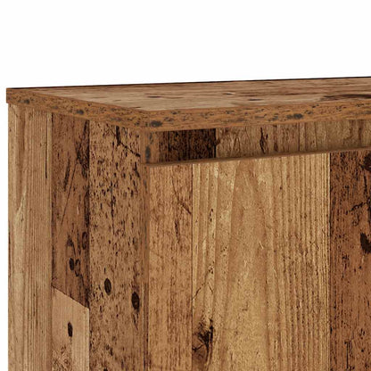 vidaXL TV-Schrank mit LED-Leuchten Altholz-Optik 120x30x36 cm