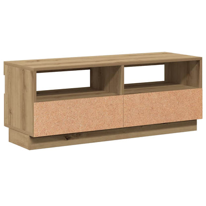 TV-Schrank mit LED-Leuchten Artisan-Eiche 100x35x40 cm
