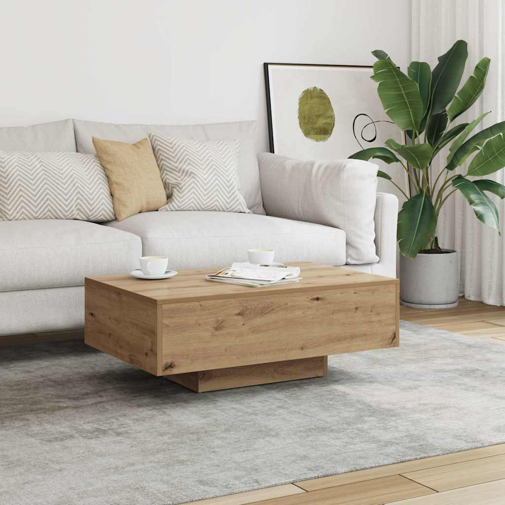 vidaXL Couchtisch Artisan-Eiche 85x55x31 cm Holzwerkstoff