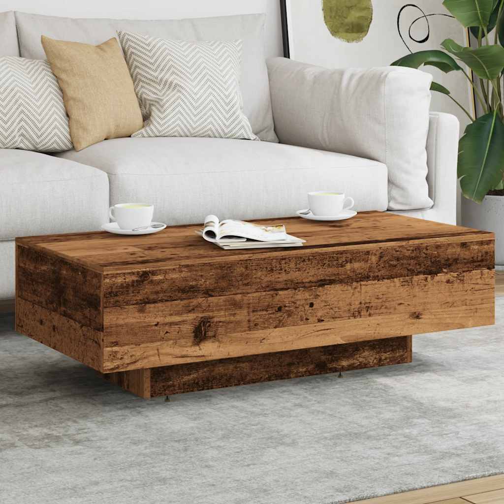 vidaXL Couchtisch Altholz-Optik 100x49,5x31 cm Holzwerkstoff