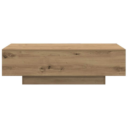 vidaXL Table basse chêne artisan 100x49,5x31 cm bois d'ingénierie