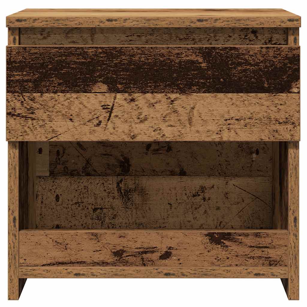 vidaXL Nachttische 2 Stück Altholz 40x30x39 cm Holzwerkstoff