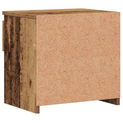 vidaXL Nachttische 2 Stück Altholz 40x30x39 cm Holzwerkstoff