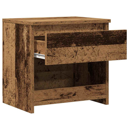 vidaXL Nachttische 2 Stück Altholz 40x30x39 cm Holzwerkstoff