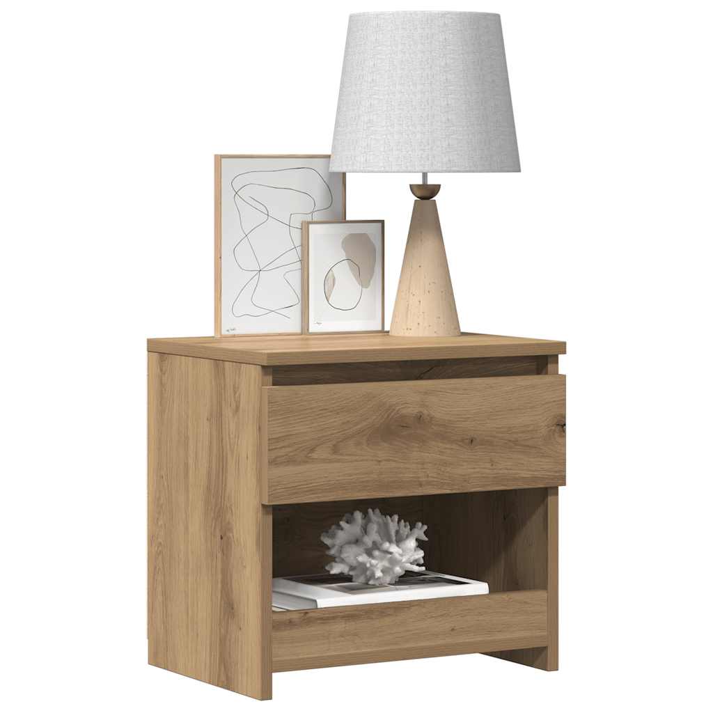 vidaXL Nachttisch Artisan-Eiche 40x30x39 cm Holzwerkstoff