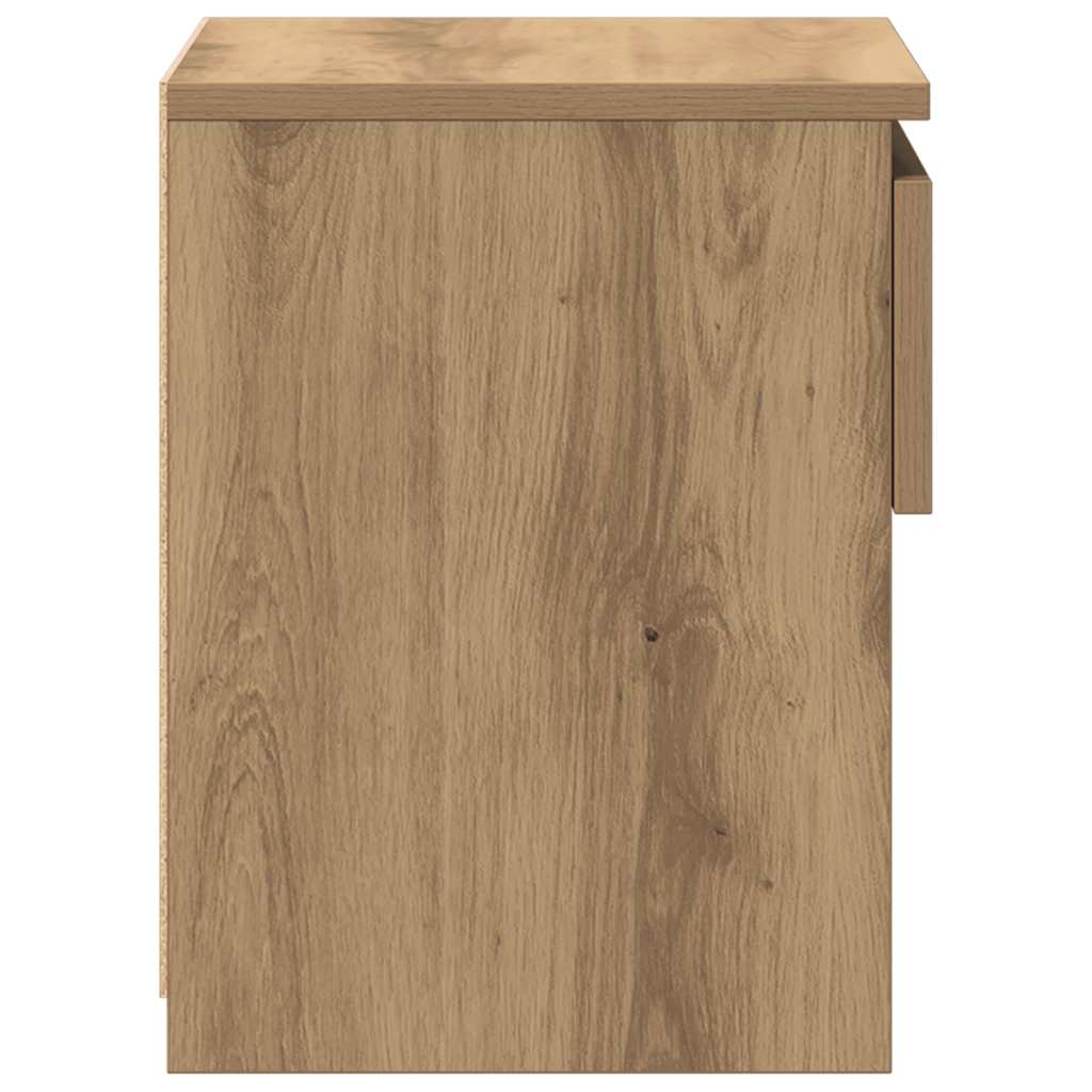 vidaXL Nachttisch Artisan-Eiche 40x30x39 cm Holzwerkstoff