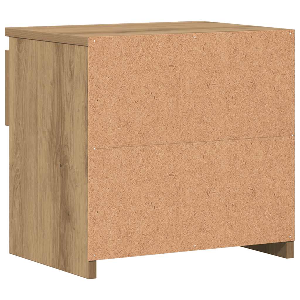 vidaXL Nachttisch Artisan-Eiche 40x30x39 cm Holzwerkstoff