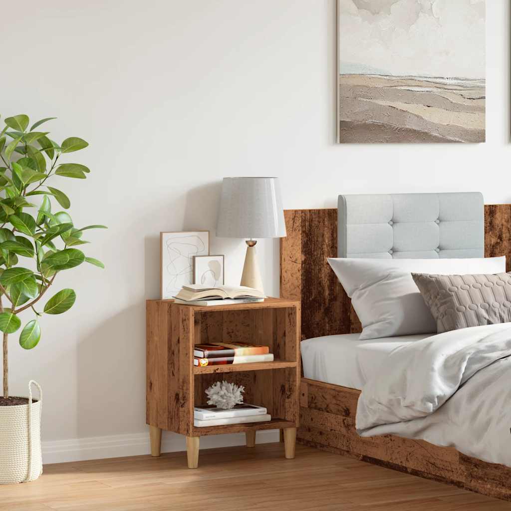 vidaXL Nachttisch Altholz-Optik 40x30x50 cm Holzwerkstoff
