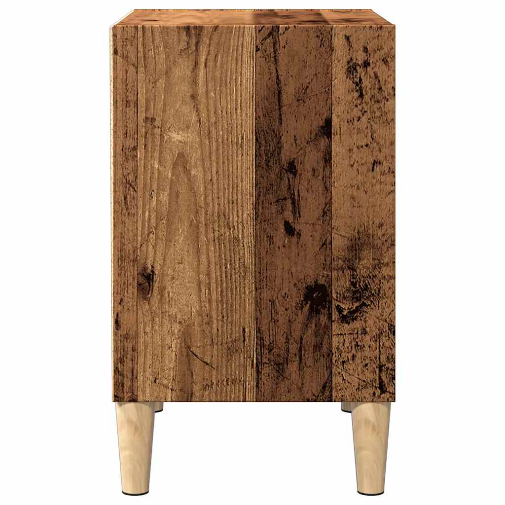 vidaXL Nachttisch Altholz-Optik 40x30x50 cm Holzwerkstoff