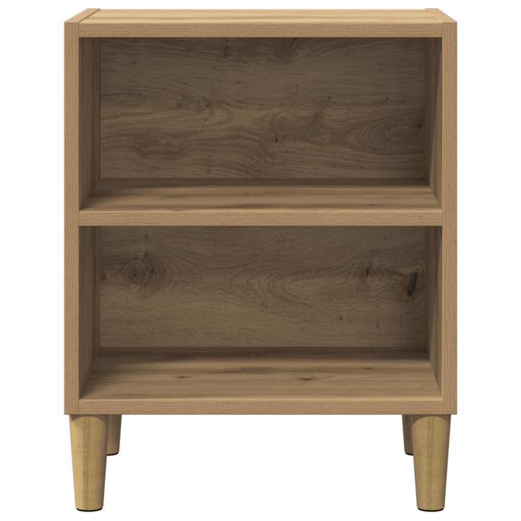 vidaXL Nachttische 2 Stk. Artisan-Eiche 40x30x50 cm Holzwerkstoff