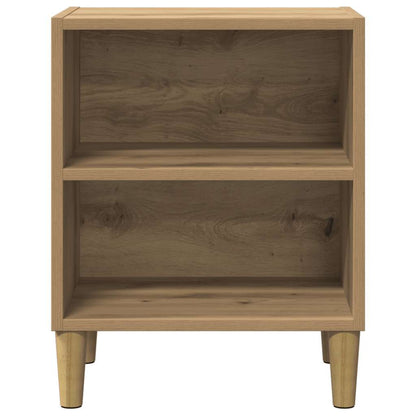 vidaXL Nachttische 2 Stk. Artisan-Eiche 40x30x50 cm Holzwerkstoff