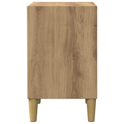 vidaXL Nachttische 2 Stk. Artisan-Eiche 40x30x50 cm Holzwerkstoff
