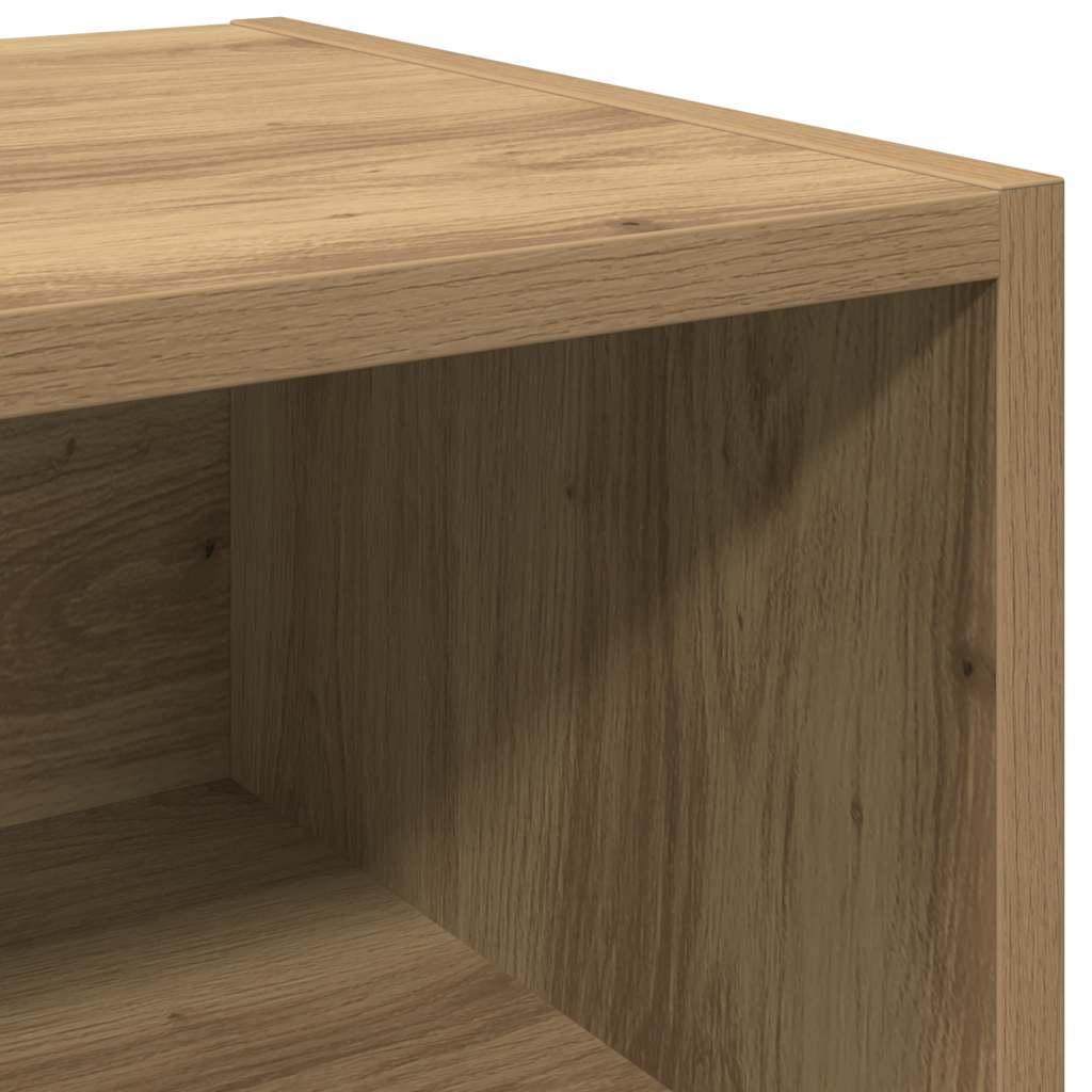 vidaXL Nachttische 2 Stk. Artisan-Eiche 40x30x50 cm Holzwerkstoff