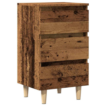 vidaXL Nachttisch Altholz-Optik 40x35x69 cm Holzwerkstoff