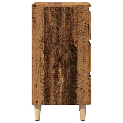 vidaXL Nachttisch Altholz-Optik 40x35x69 cm Holzwerkstoff