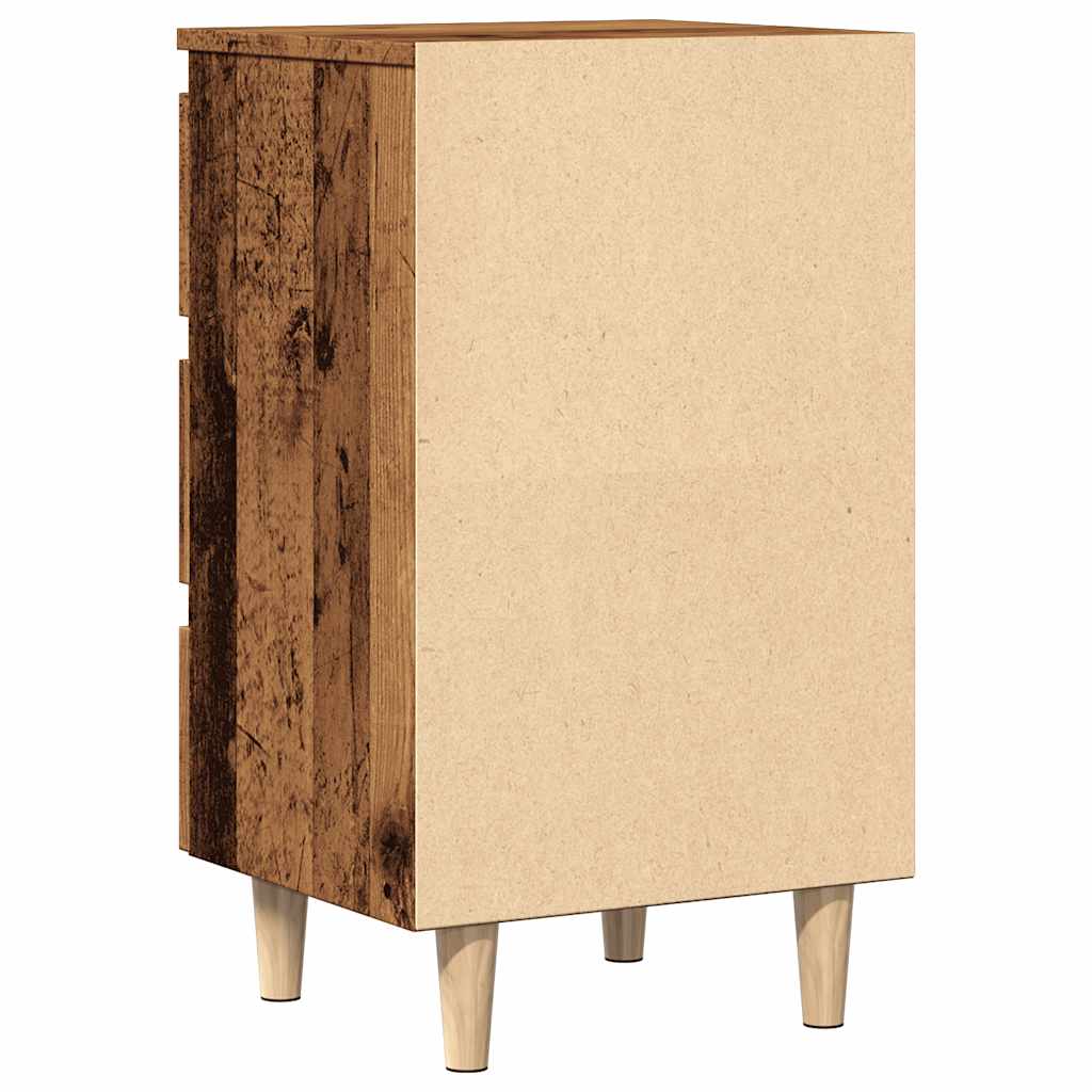 vidaXL Nachttisch Altholz-Optik 40x35x69 cm Holzwerkstoff