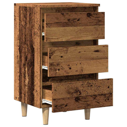 vidaXL Nachttisch Altholz-Optik 40x35x69 cm Holzwerkstoff
