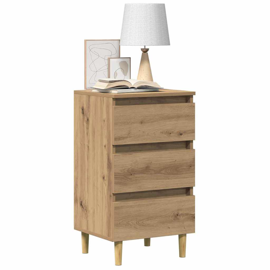 vidaXL Nachttisch Artisan-Eiche 40x35x69 cm Holzwerkstoff