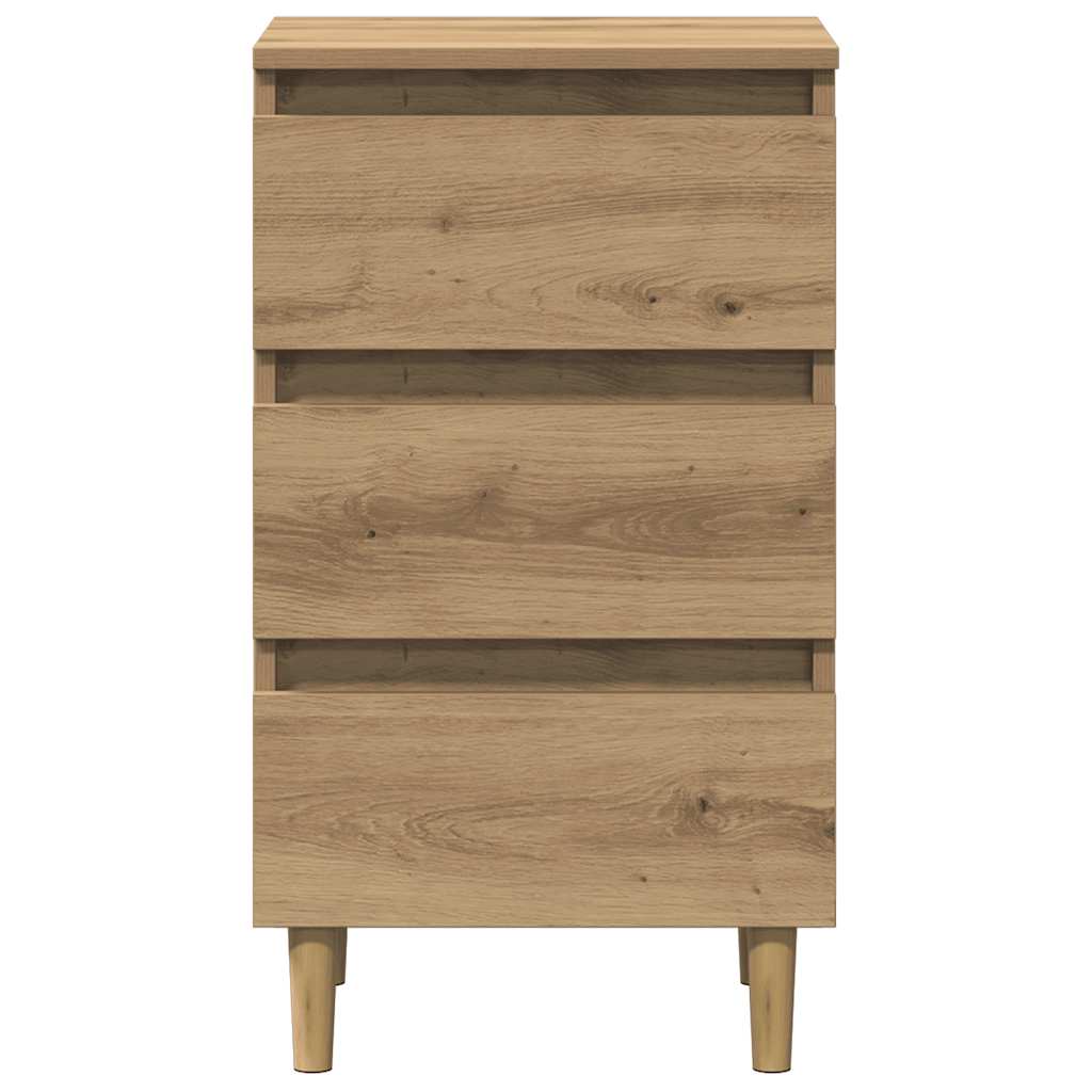 vidaXL Nachttisch Artisan-Eiche 40x35x69 cm Holzwerkstoff