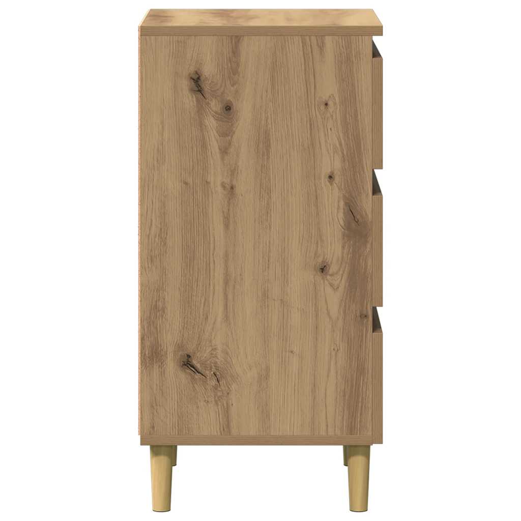 vidaXL Nachttisch Artisan-Eiche 40x35x69 cm Holzwerkstoff