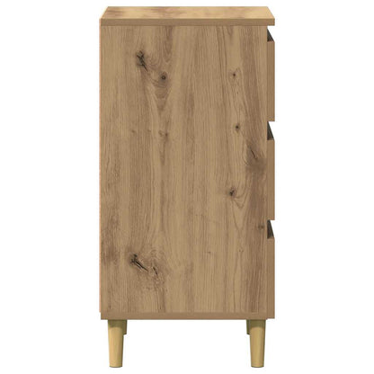 vidaXL Nachttisch Artisan-Eiche 40x35x69 cm Holzwerkstoff