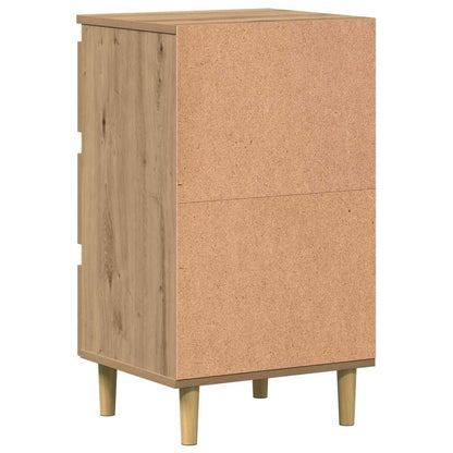 vidaXL Nachttisch Artisan-Eiche 40x35x69 cm Holzwerkstoff