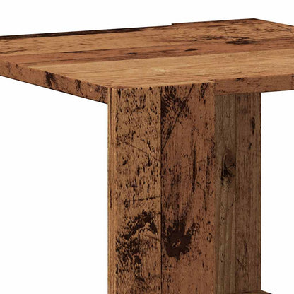 Couchtisch Altholz-Optik 40x40x30 cm Holzwerkstoff