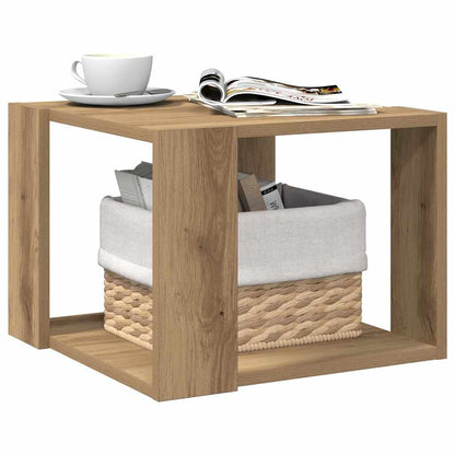 vidaXL Couchtisch Artisan-Eiche 40x40x30 cm Holzwerkstoff