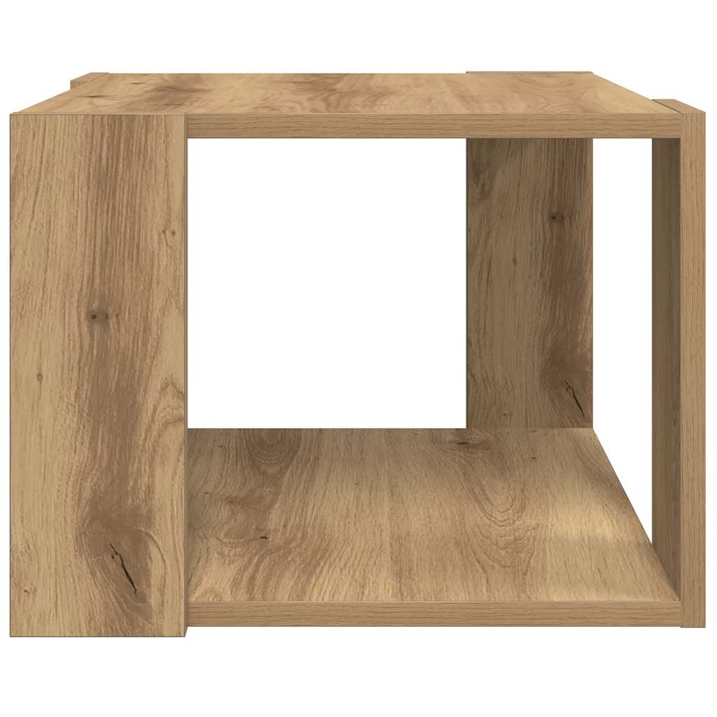 vidaXL Couchtisch Artisan-Eiche 40x40x30 cm Holzwerkstoff