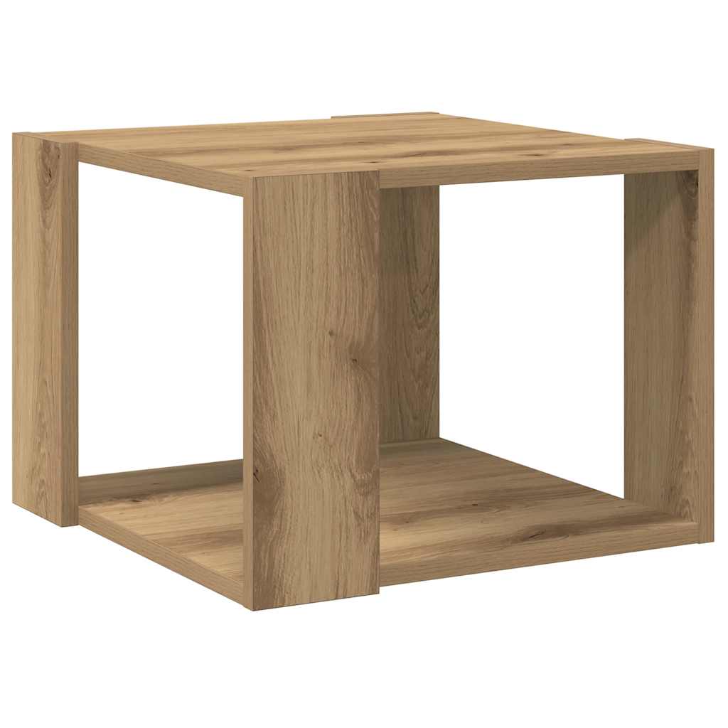 vidaXL Couchtisch Artisan-Eiche 40x40x30 cm Holzwerkstoff