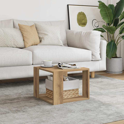 vidaXL Couchtisch Artisan-Eiche 40x40x30 cm Holzwerkstoff
