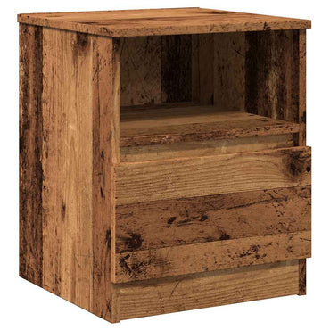 vidaXL Nachttisch Altholz-Optik 40x40x50 cm Holzwerkstoff