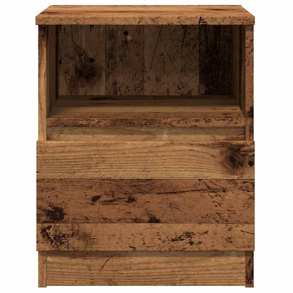 vidaXL Nachttische 2 Stk. Altholz-Optik 40x40x50 cm Holzwerkstoff