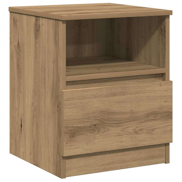 vidaXL Nachttisch Artisan-Eiche 40x40x50 cm Holzwerkstoff