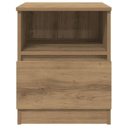 vidaXL Nachttische 2 Stk. Artisan-Eiche 40x40x50 cm Holzwerkstoff