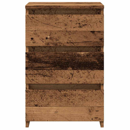 vidaXL Nachttisch Altholz-Optik 40x35x62,5 cm Holzwerkstoff