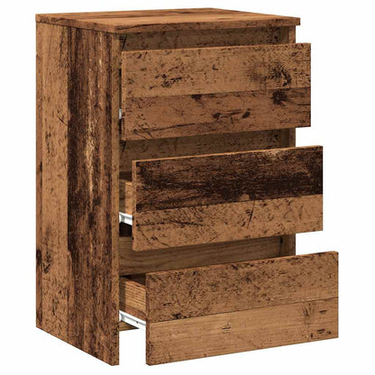 vidaXL Nachttisch Altholz-Optik 40x35x62,5 cm Holzwerkstoff