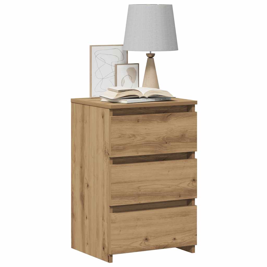 vidaXL Nachttisch Artisan-Eiche 40x35x62,5 cm Holzwerkstoff
