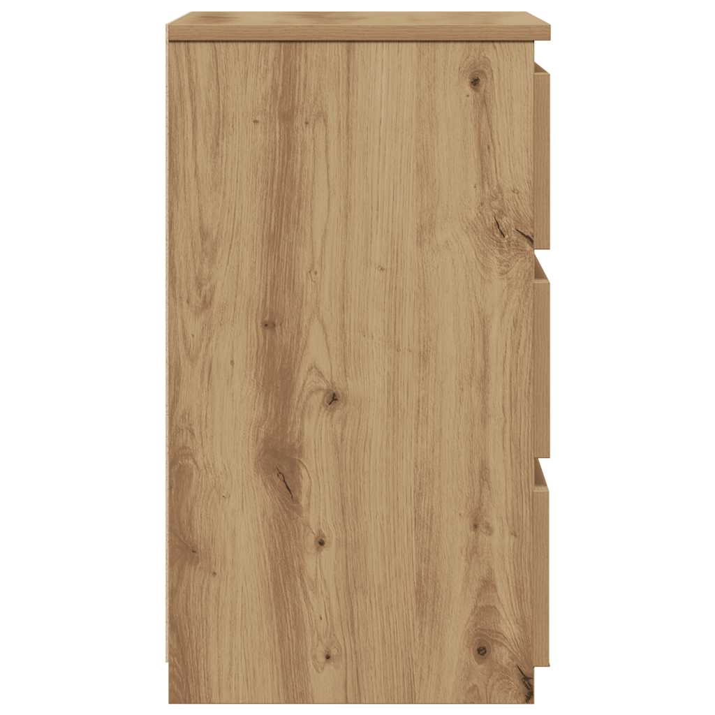 vidaXL Nachttisch Artisan-Eiche 40x35x62,5 cm Holzwerkstoff