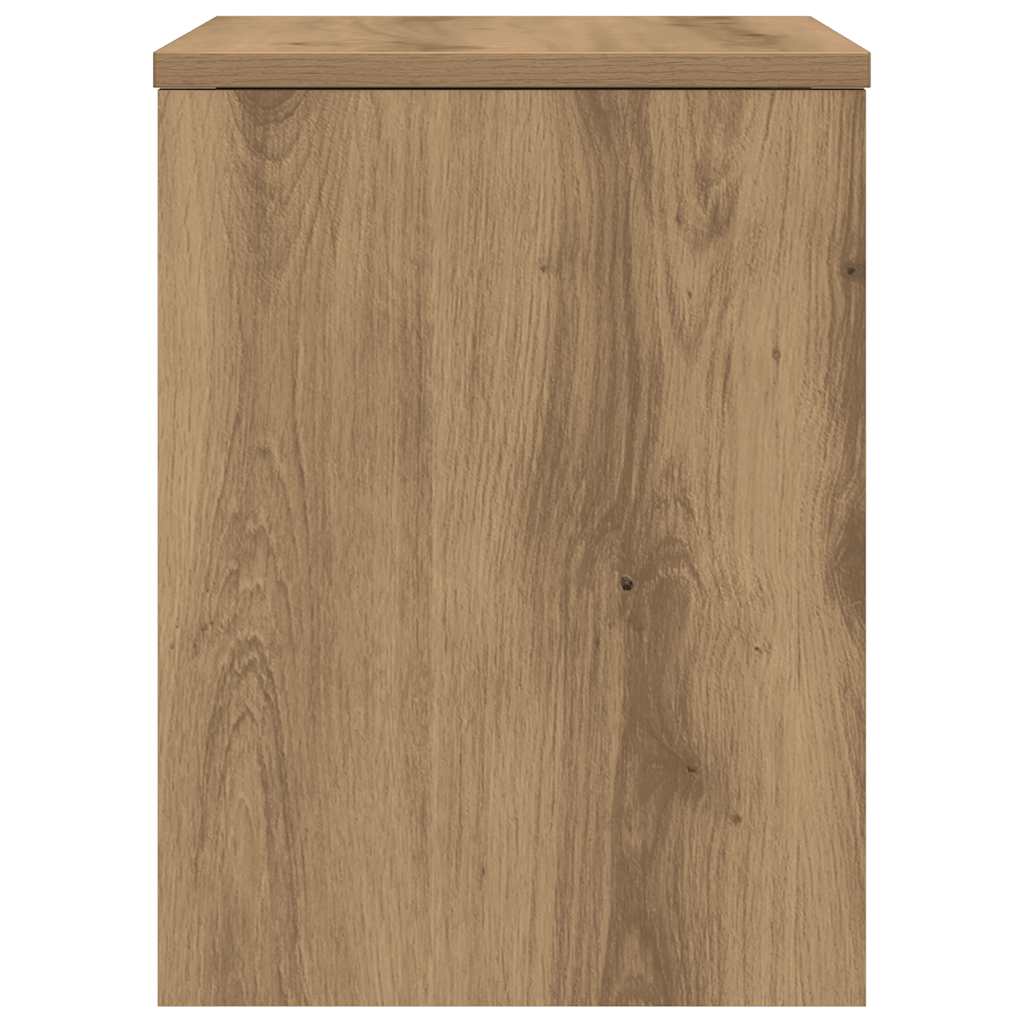 vidaXL Nachttische 2 Stk. Artisan-Eiche 40x30x40 cm Holzwerkstoff