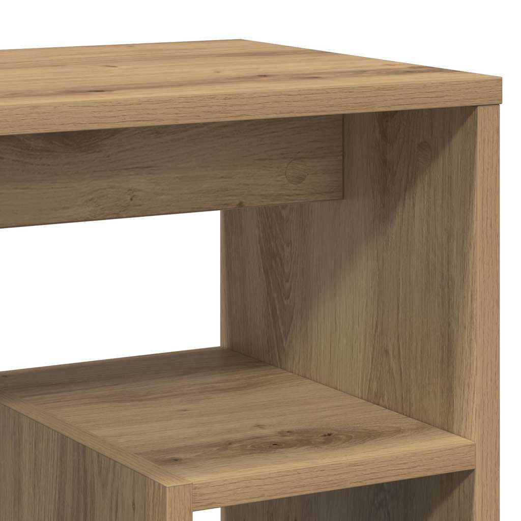 vidaXL Nachttische 2 Stk. Artisan-Eiche 40x30x40 cm Holzwerkstoff